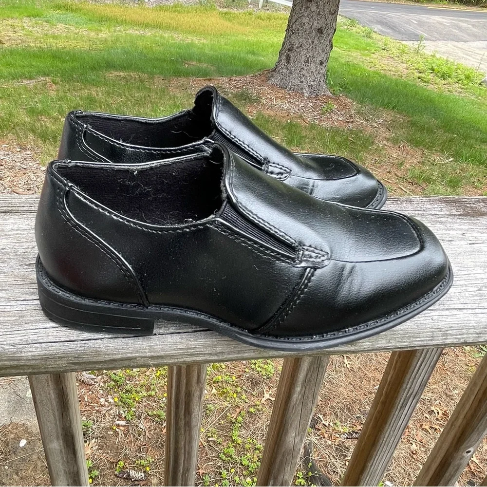 Kohl's Black Dress Shoes Slip-On